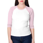 4353 Baby Rib 3/4 Sleeve Raglan