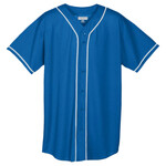 Youth Wicking Mesh Button Front Jersey