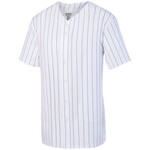 Youth Pinstripe Full-Button Jersey