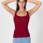 3368 2x1 Rib U-Neck Tank