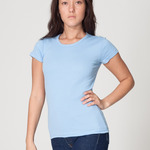 4321 Baby Rib Cap Sleeve T-Shirt