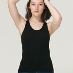 6308 Sheer Jersey Racerback Tank